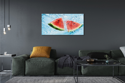 Schilderij op glas Watermeloenwater