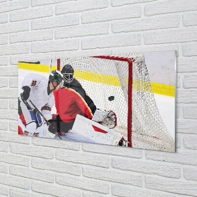 Glas schilderij Hockeypoort