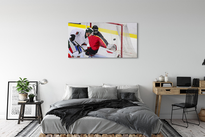 Glas schilderij Hockeypoort