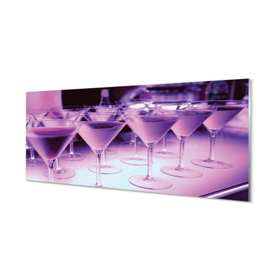 Glas schilderij Cocktails in glazen