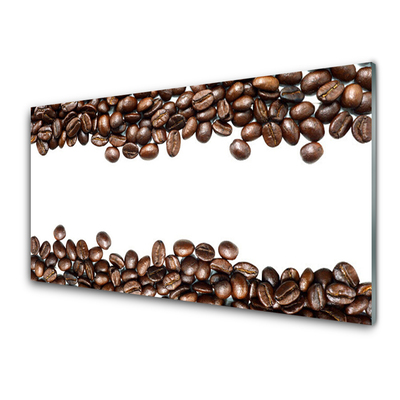 Glas schilderij Kitchen coffee beans