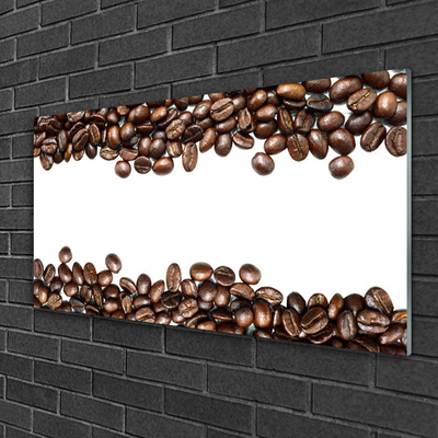 Glas schilderij Kitchen coffee beans