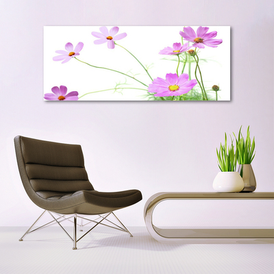 Glas schilderij Bloemen planten