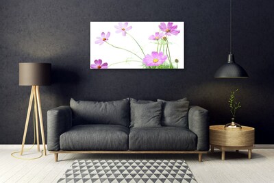 Glas schilderij Bloemen planten