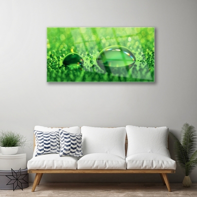 Glas schilderij Waterval art