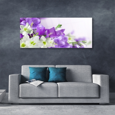 Glas schilderij Bloemen planten