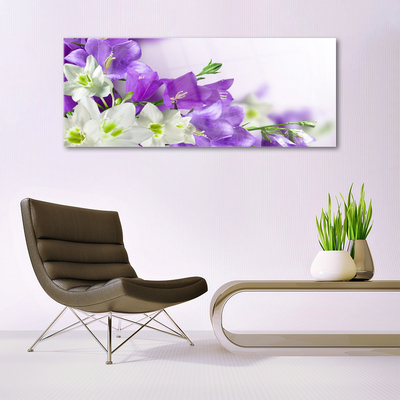 Glas schilderij Bloemen planten