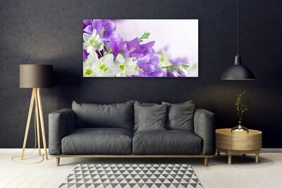 Glas schilderij Bloemen planten