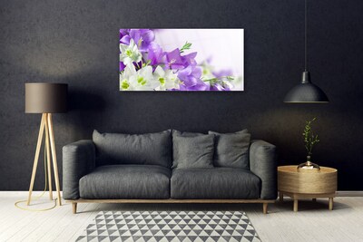 Glas schilderij Bloemen planten