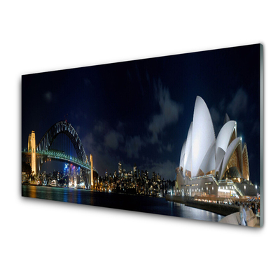 Glas schilderij Sydney bridge architectuur