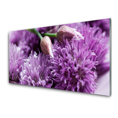 Glas schilderij Bloemen planten