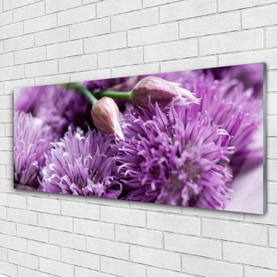 Glas schilderij Bloemen planten