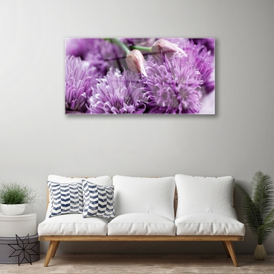 Glas schilderij Bloemen planten