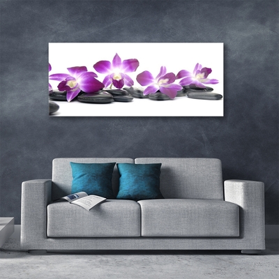 Glas schilderij Orchidee bloem spa