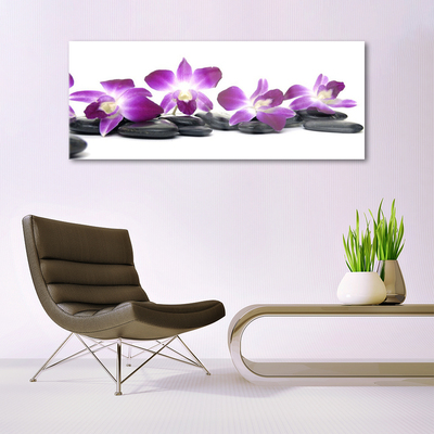 Glas schilderij Orchidee bloem spa