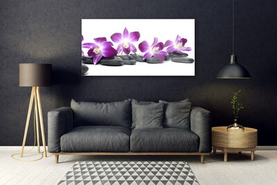 Glas schilderij Orchidee bloem spa