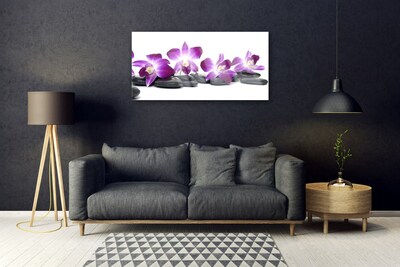 Glas schilderij Orchidee bloem spa