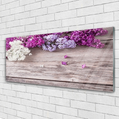 Glas schilderij Bloemen planten