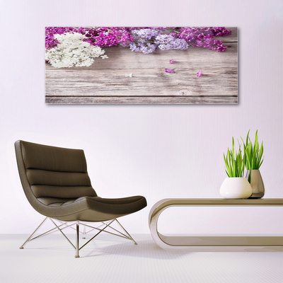 Glas schilderij Bloemen planten