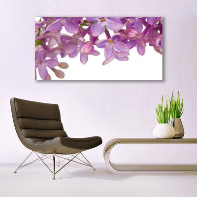 Glas schilderij Bloemen planten