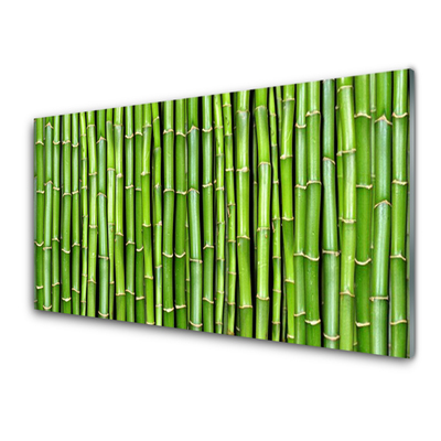 Glas schilderij Bamboo flower plant