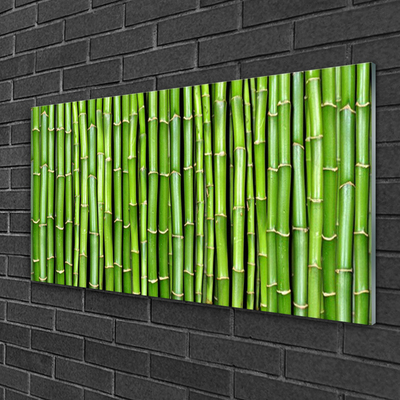 Glas schilderij Bamboo flower plant