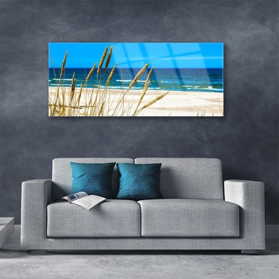 Glas schilderij Ocean beach landscape