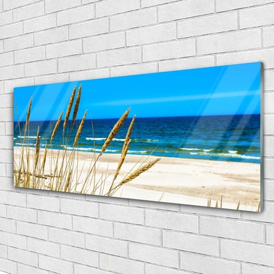 Glas schilderij Ocean beach landscape