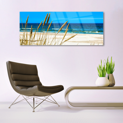 Glas schilderij Ocean beach landscape