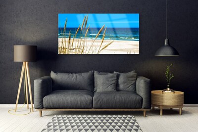 Glas schilderij Ocean beach landscape