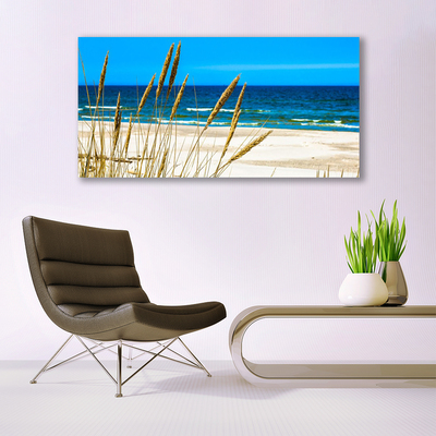 Glas schilderij Ocean beach landscape