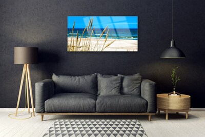 Glas schilderij Ocean beach landscape