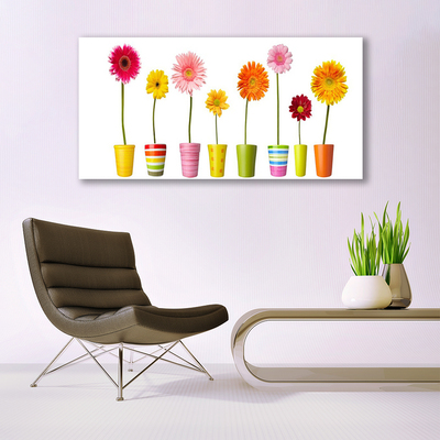 Glas schilderij Bloemen plant nature