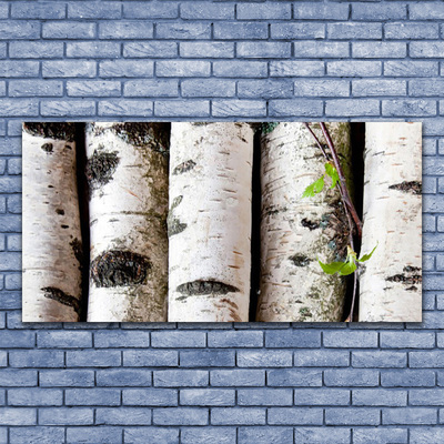 Glazen schilderij Bomen natuur