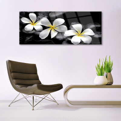 Glazen schilderij Plumeria bloem plant