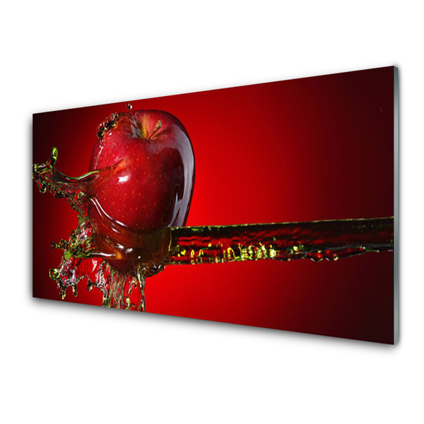 Glazen schilderij Apple water kitchen