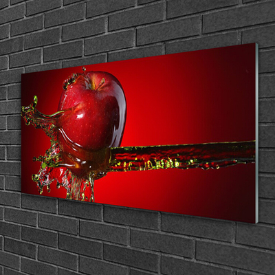 Glazen schilderij Apple water kitchen