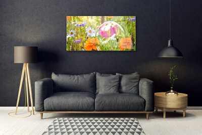 Glazen schilderij Bloemen plant nature