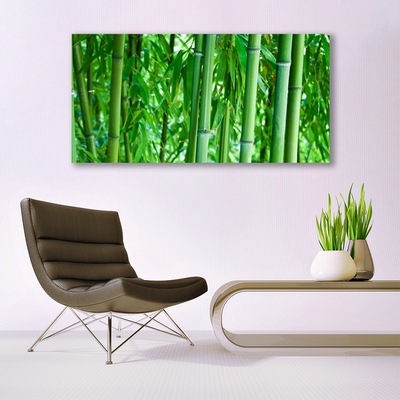 Glazen schilderij Bamboo stengelplant