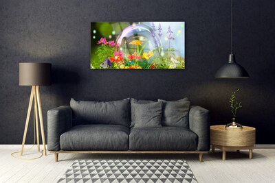 Glazen schilderij Bloemen plant nature