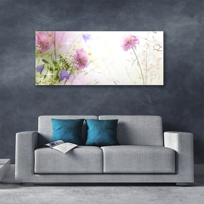 Glazen schilderij Bloemen plant nature