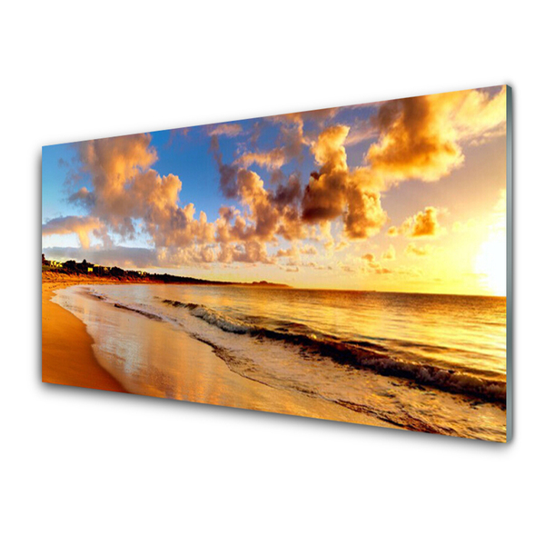 Glazen schilderij Ocean beach landscape