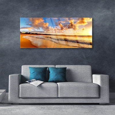 Glazen schilderij Ocean beach landscape