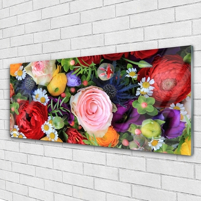 Glazen schilderij Bloemen plant nature