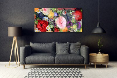 Glazen schilderij Bloemen plant nature