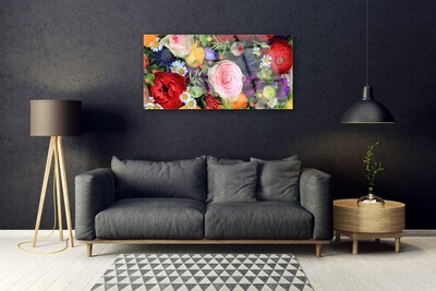 Glazen schilderij Bloemen plant nature