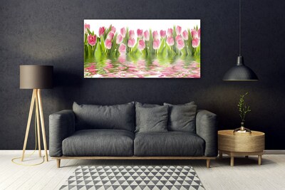 Foto in glas Plant tulpen natuur