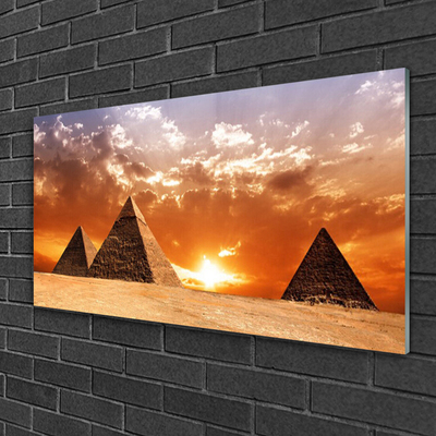 Foto in glas Piramides architectuur
