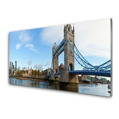 Foto in glas London bridge architectuur
