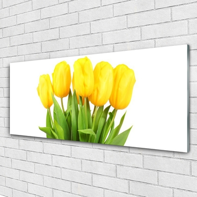 Glas foto Tulpen bloemen plant